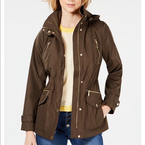 MICHAEL Michael Kors Jackets & Blazers - 🔶 NWOT Olive Michael Kors Hooded Anorak